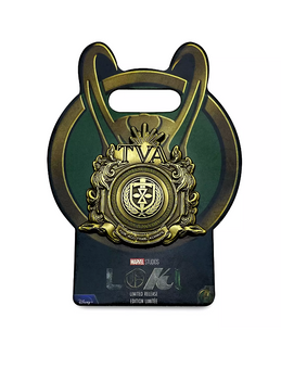 Disney Parks Marvel Loki Time Variance Authority Logo Limited Pin New with Card