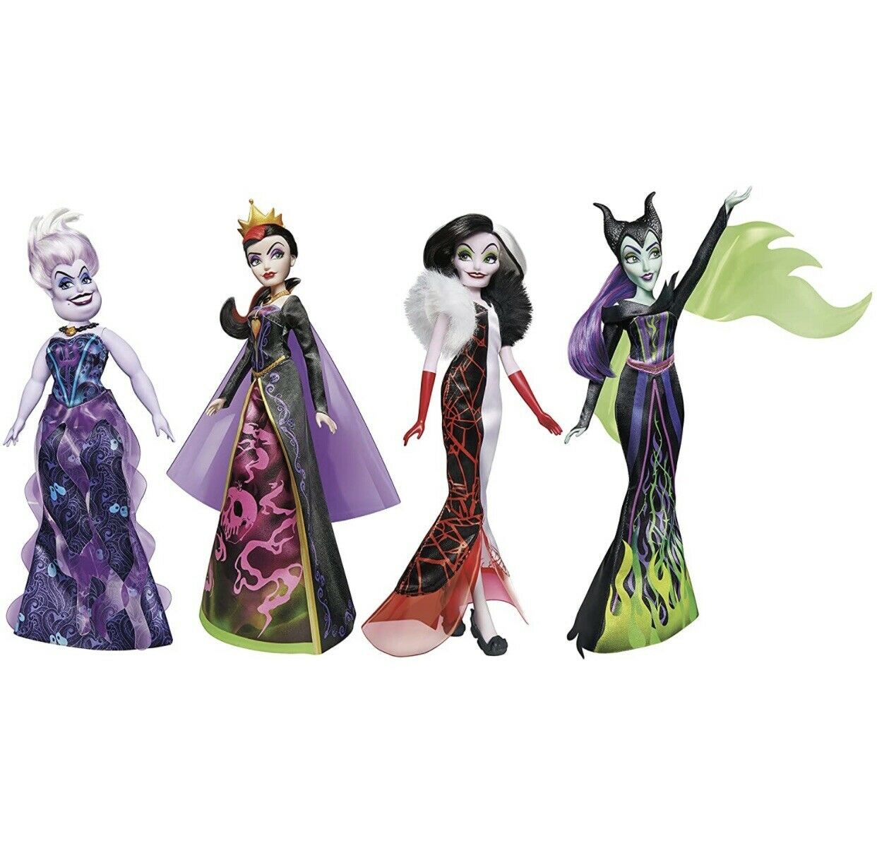 Disney Villains Black and Brights Collection 1 Pack 4 Dolls New with Box