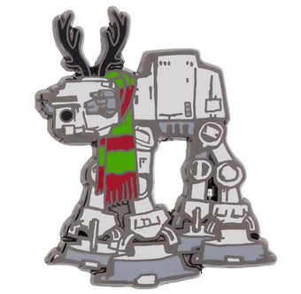 Disney Parks Star Wars AT-AT Christmas Holiday Pin New with Card