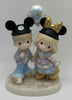 Disney Parks WDW 50th Precious Moment Porcelain Couple Figurine New with Box