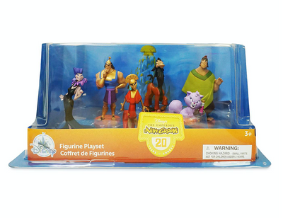Disney 20th The Emperor's New Groove Figure Play Set Cake Topper New with Box