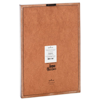 Hallmark Peanuts Snoopy Linus Nativity Speech Framed Wood Quote Sign New