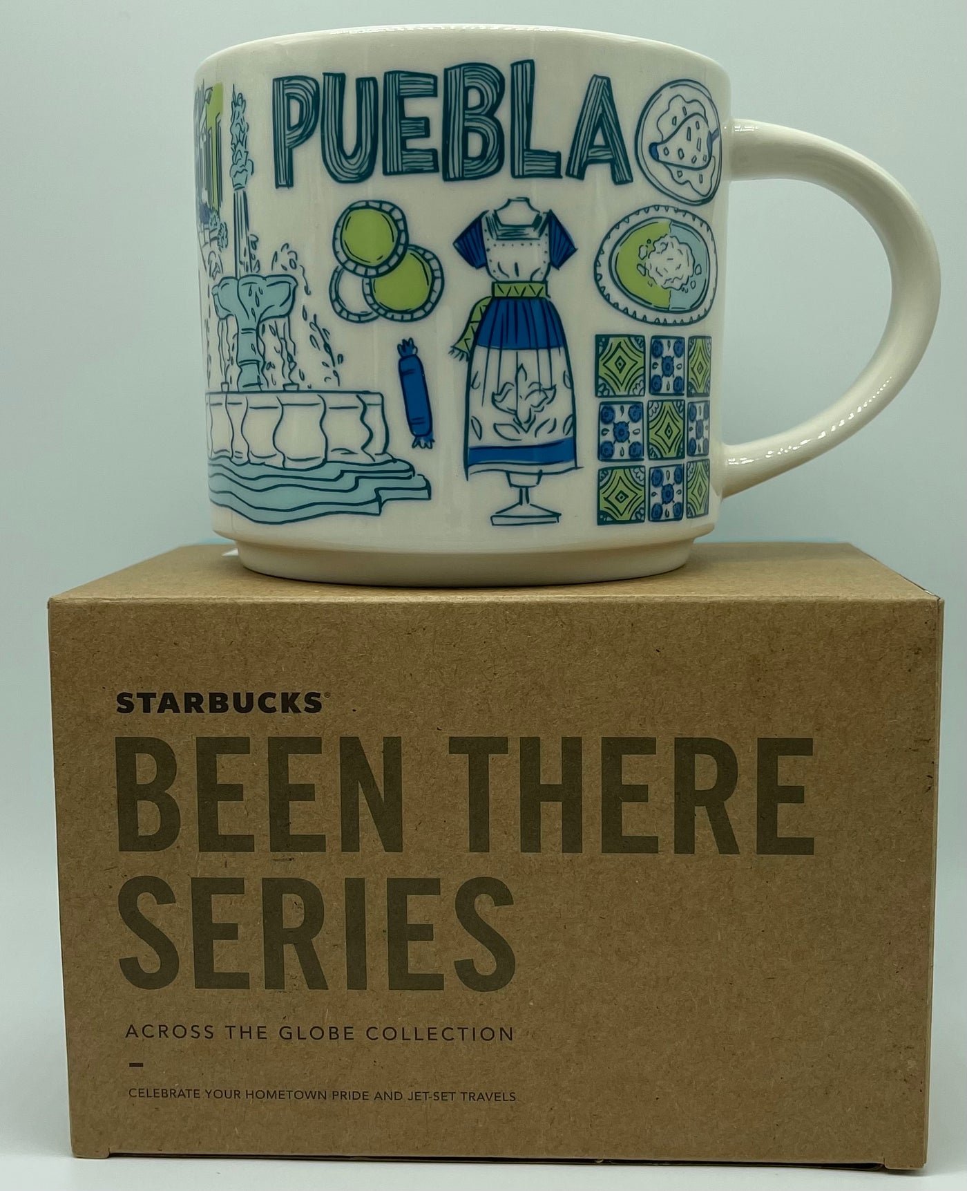 Starbucks Been There Series Puebla Mexico Ceramic Coffee Mug New