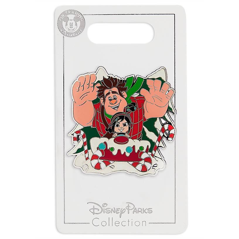 Disney Parks Ralph and Vanellope Holiday Pin New with Card