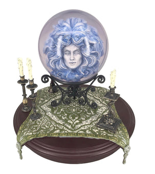 Disney Parks Haunted Mansion Madame Leota Crystal Ball Seance Room Figurine New