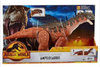 Jurassic World Dominion Massive Action Ampelosaurus Dinosaur Figure New With Box