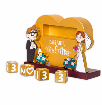 Disney Pixar Up Carl and Ellie Wedding Countdown Calendar New with Box