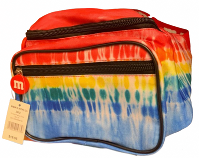M&M's World Tie Dye Fanny Pack Hip Belt Bag New with Tag