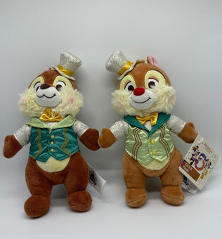 Disney Shanghai Resort 5th Anniversary Chip 'n Dale Plush Set New with Tag