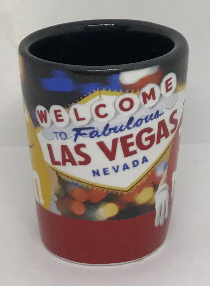 M&M's World Welcome to Fabulous Las Vegas Sign Yellow and Red Character Shot New