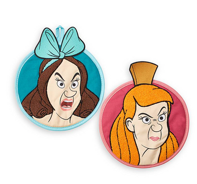 Disney Parks Cinderella Evil Step Sister Drizella Anastasia Pot Holder New w Tag