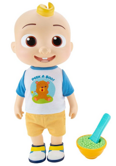 CoComelon Official Deluxe Interactive JJ Doll Plush Toy New With Box