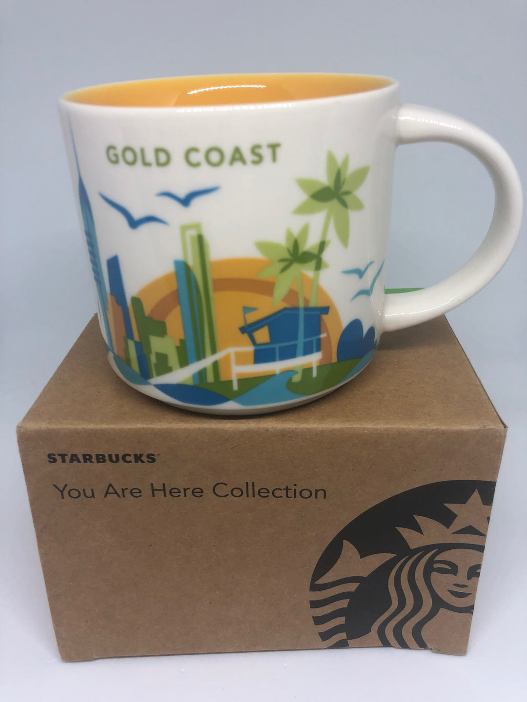 Starbucks You Are Here Australia Gold Coast Ceramic Coffee Mug New Box – I  Love Characters