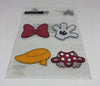 Disney Parks Minnie Mouse Glove Bow Shoe Skirt Patch Set New Sealed
