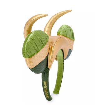 Disney Parks Marvel Loki Mischievous Ear Hat Headband New with Tag