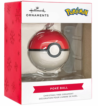 Hallmark Pokémon Poké Ball Christmas Ornament New With Box
