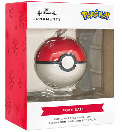 Hallmark Pokémon Poké Ball Christmas Ornament New With Box