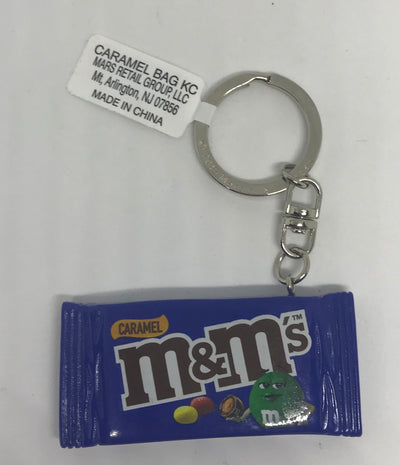 M&M's World Caramel Candy Bag Keychain New with Tag