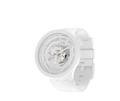 Swatch Big Bold Next Bioceramic C- White Watch New with Box