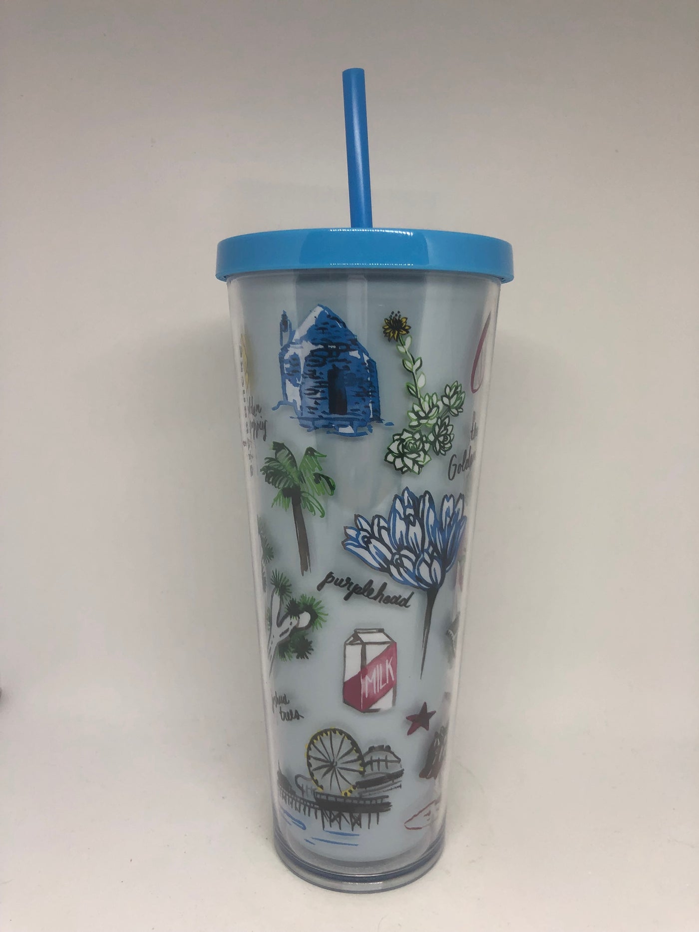 Starbucks California Cold Cup Tumbler with Straw Venti 24 oz New – I Love Characters