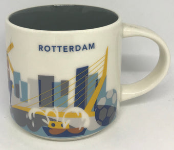 Starbucks You Are Here Rotterdam Netherland Ceramic Coffee Mug New with Box