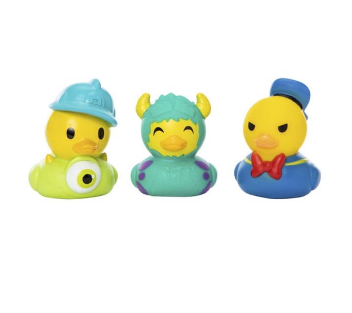 monsters inc bath toys Disney Monsters Sulley Mike Donald Duckz 3Pcs Rubber Ducky Set Bath To – I  Love Characters