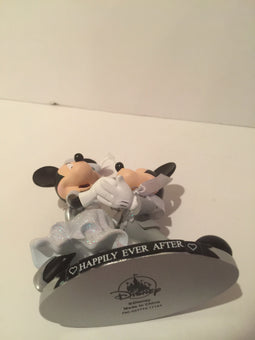 Disney Parks Mickey & Minnie Mouse Happily Ever After Ornament New with Tags
