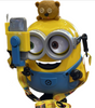 Universal Studios Minions Despicable Me Teddy Bear Popcorn Bucket New With Tag