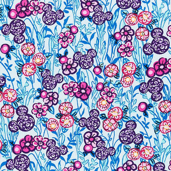 Disney Mickey Mouse Friends Colorful Garden Iconic Campus Backpack Vera Bradley