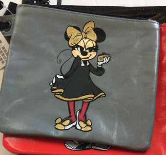 Disney Parks Shanghai Minnie Cosmetic Case Set of 3 New with Tags