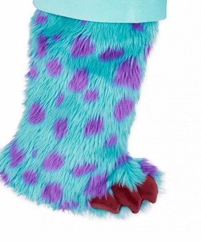 Disney Pixar Monsters, Inc Sulley Christmas Holiday Stocking New with Tag