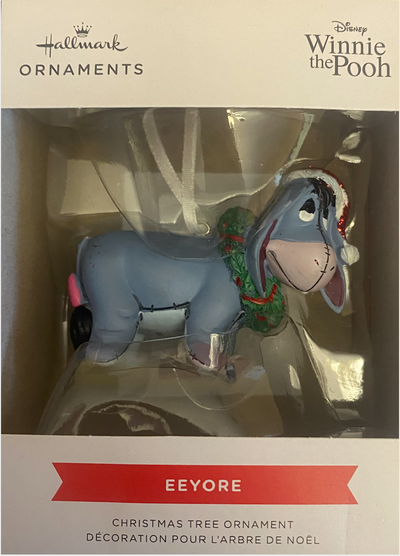 Hallmark Disney Winnie the Pooh Eeyore Christmas Ornament New with Box