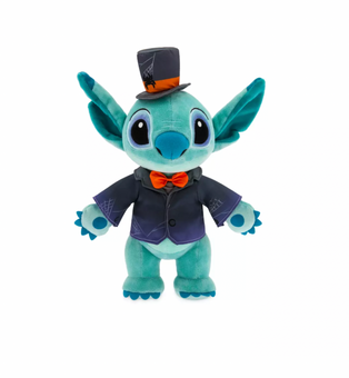 Disney Halloween Stitch Haunting Jacket Web with Spider Hat Plush New with Tag