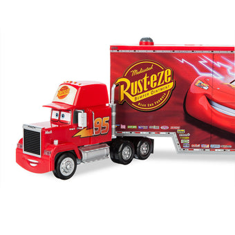 Disney Mack Friction Motor Hauler Truck Plus Six Pullback Cars Set New