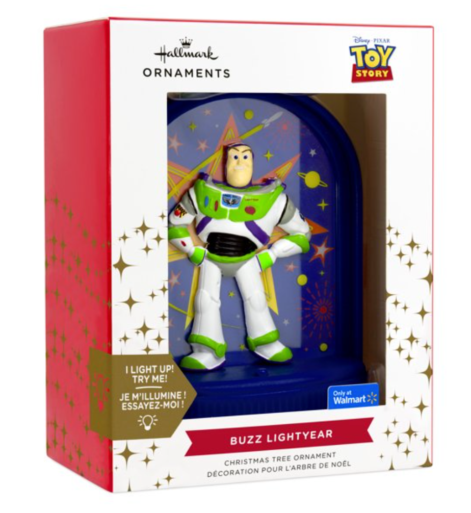 Hallmark Disney Pixar Toy Story Buzz Light-Up Christmas Ornament New With Box