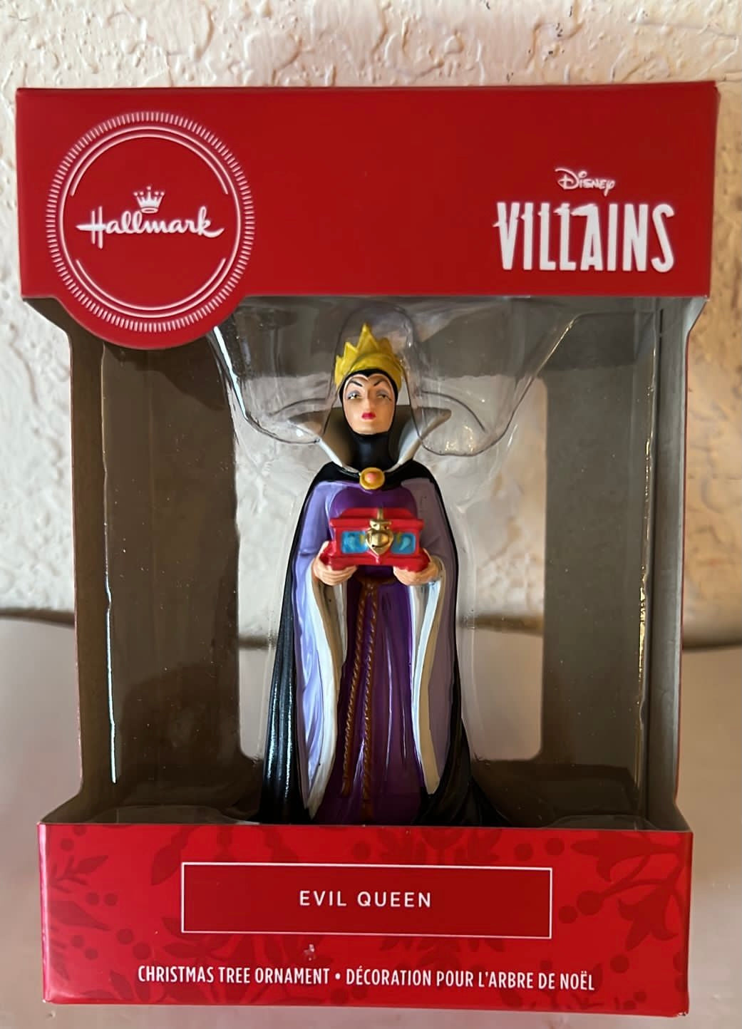 Hallmark Disney Villains Evil Queen Christmas Ornament New with Box