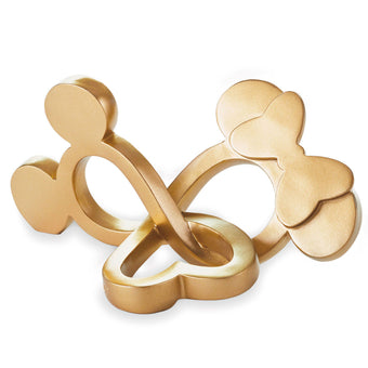 Hallmark Disney Mickey and Minnie Knotted Heart Figurine New With Tag