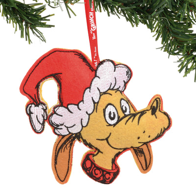 Dr. Seuss Grinch Max Felt Christmas Ornament New with Tags