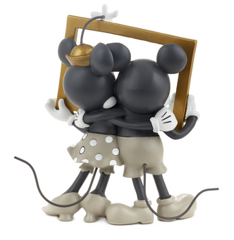 Hallmark Valentine Disney Mickey and Minnie Love Made for Two Figurine New