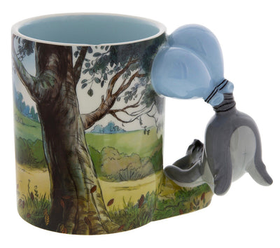 Disney Parks Winnie the Pooh Caracter Handle Eeyore 12oz Coffee Mug New