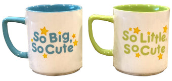 Disney Parks Shanghai Monsters Inc. Sulley and Mike So Little So Cute Mug Set