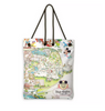 Disney Parks Walt Disney World 50th Anniversary Map Tote Bag New with Tag