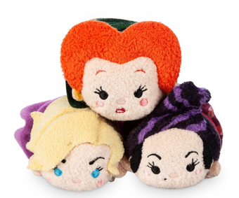 Disney Hocus Pocus Tsum Tsum Plush Set Mini 3 1/2 New with Box