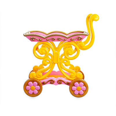 Disney Store Beauty and the Beast Be Our Guest Singing Tea Cart Play Set New