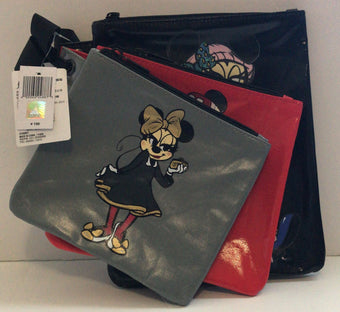 Disney Parks Shanghai Minnie Cosmetic Case Set of 3 New with Tags