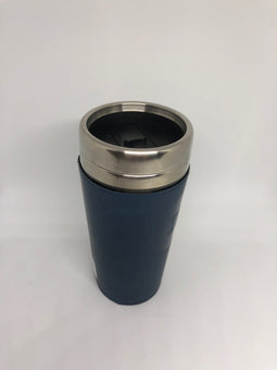 M&M's World Blue Lentil Vegan Leather Travel Tumbler New
