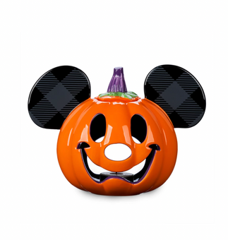 Disney Parks Mickey Jack o'Lantern Halloween Votive Candle Holder Boo! New