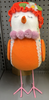 Easter Decor Orange Bird Hat Figurine 17in New with Tag