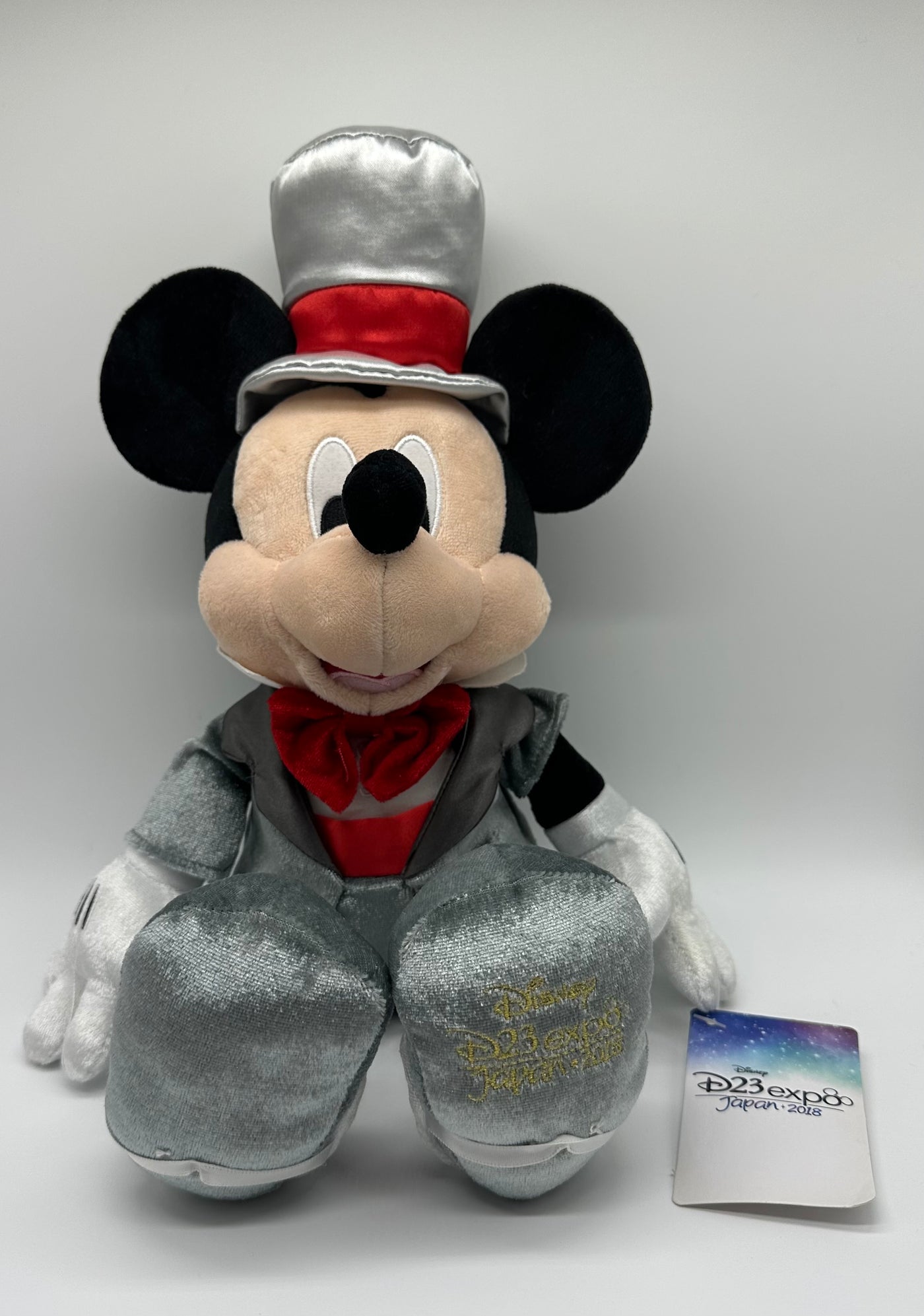 Disney D23 Expo Japan 2018 Mickey Mouse Top Hat Plush New with Tag