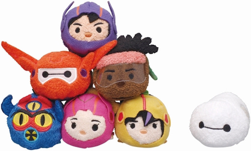 disney store usa authentic big hero tsum 3 1/2" go go tomago new with tag presale